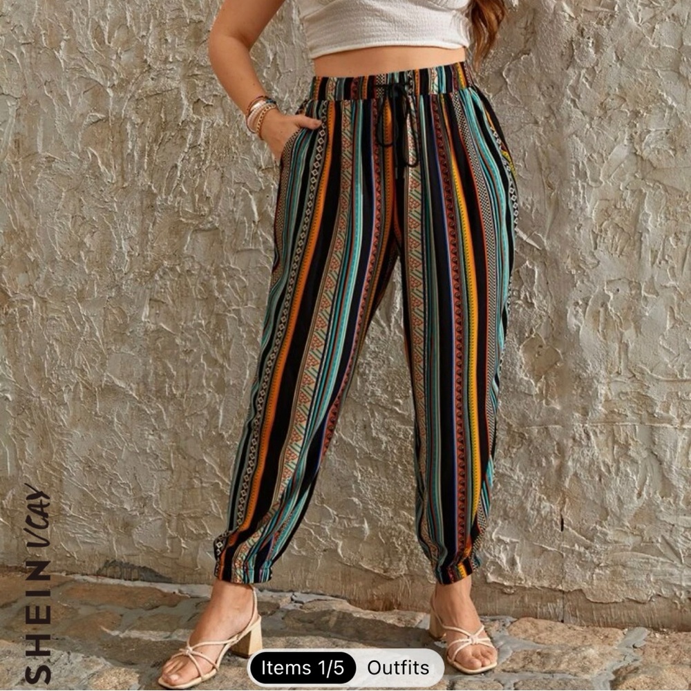 Drawstring Waist Pants